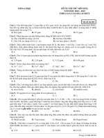 Đề ôn thi thử môn hóa  (49)