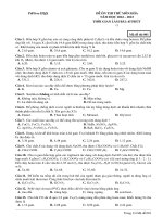 Đề ôn thi thử môn hóa  (162)