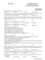 Đề ôn thi thử môn hóa   (648)