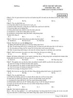 Đề ôn thi thử môn hóa  (734)