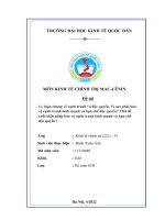 Đề tài lý luận chung về cạnh tranh và độc quyền  vì sao phải bảo vệ cạnh tranh lành mạnh và hạn chế độc quyền thử đề xuất biện pháp bảo vệ cạnh tranh lành mạnh