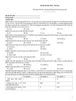 Bộ đề dự đoán 2022 hoá  mã đề 004