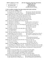 Đề thi hsg huyện địa 8 năm học (chuẩn in) 2022 2023