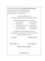 (Luận Văn Thạc Sĩ) Di Tích Lịch Sử - Văn Hóa Trong Hoạt Động Du Lịch Quận 8, Tp. Hồ Chí Minh.pdf