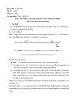 Báo cáo thực hành nhập môn công nghệ sinh học bài 1 quy trình hoạt hóa màng