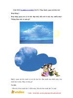 Giải SGK Tự nhiên và xã hội 1 bài 31: Thực hành: quan sát bầu trời