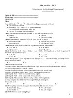 Kiếm tra cuối kì hoá 10   đề 076