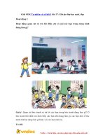 Giải SGK Tự nhiên và xã hội 1 bài 17: Giữ gìn lớp học sạch, đẹp