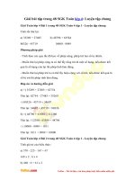 Toán lớp 4 trang 48 Luyện tập chung