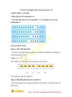 Lý thuyết Toán lớp 1: Phép cộng trong phạm vi 8