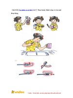 Giải SGK Tự nhiên và xã hội 1 bài 7: Thực hành: Đánh răng và rửa mặt