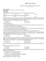 Kiếm tra cuối kì hoá 10   đề 005