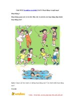 Giải SGK Tự nhiên và xã hội 1 bài 9: Hoạt động và nghỉ ngơi