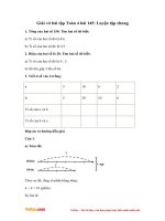 Giải vở bài tập Toán 4 bài 145: Luyện tập chung