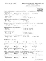 Đề ôn khảo sát chất lượng thptqg môn toán  (647)