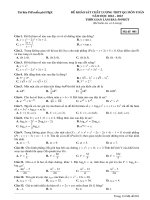 Đề ôn khảo sát chất lượng thptqg môn toán  (547)