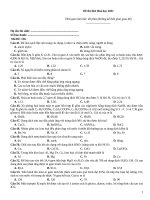 Đề thi hoá học 2021   đề 136