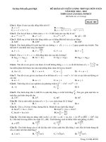 Đề ôn khảo sát chất lượng thptqg môn toán  (649)