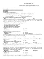 Đề thi hoá học 2021   đề 052