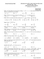 Đề ôn khảo sát chất lượng thptqg môn toán  (598)