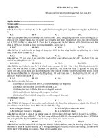 Đề thi hoá học 2021   đề 129