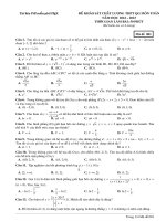 Đề ôn khảo sát chất lượng thptqg môn toán  (684)