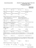 Đề ôn khảo sát chất lượng thptqg môn toán  (684)