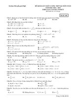 Đề ôn khảo sát chất lượng thptqg môn toán  (598)