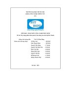 Môn học nhập môn công nghệ phần mềm đề tài xây dựng phần mềm quản lý kho hàng của siêu thị đức thành