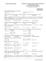 Đề ôn khảo sát chất lượng thptqg môn toán  (598)