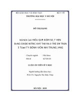 Nghiên cứu hiệu quả kiểm soát hen bằng oxit nitric khí thở ra ở trẻ trên 5 tuổi tại bệnh viện nhi trung ương