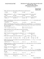 Đề ôn khảo sát chất lượng thptqg môn toán  (684)