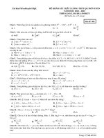 Đề ôn khảo sát chất lượng thptqg môn toán  (684)
