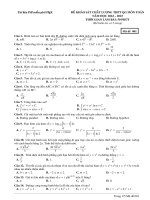 Đề ôn khảo sát chất lượng thptqg môn toán  (684)