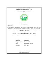 Luận văn đánh giá công tác chuyển quyền sử dụng đất trên địa bàn phường cẩm trung   thành phố cẩm phả   tỉnh quảng ninh giai đoạn 2014   2016