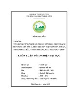 Luận văn thạc sĩ ứng dụng công nghệ gis trong đánh giá thực trạng biến động giá đất ở, trên địa bàn thị trấn hòa thuận   huyện phục hòa – tỉnh cao bằng   giai đoạn 2013   2014