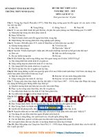 1  đề thi thử tn thpt 2023   môn lịch sử   thpt ninh giang   hải dương   lần 1   file word có lời giải chi tiết image marked