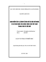 (Luận Án Tiến Sĩ) Quan Điểm Của V.i.lênin Về Dân Chủ Xã Hội Chủ Nghĩa Và Sự Vận Dụng Của Đcs Việt Nam Trong Thời Kỳ Đổi Mới.pdf