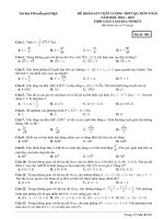 Đề ôn khảo sát chất lượng thptqg môn toán  (684)