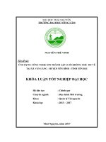 Luận văn ứng dụng công nghệ gps xây dựng lưới khống chế đo vẽ phục vụ công tác thành lập bản đồ địa chính xã văn lãng   huyện yên bình   tỉnh yên bái