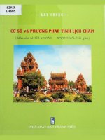 Phương pháp và cơ sở tính lịch Chăm: Phần 1