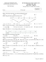 Đề Khảo Sát Chất Lượng Toán 12 Lần 1 Năm 2020 – 2021 Trường Thpt Chuyên Hưng Yên.pdf