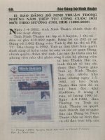 Ebook Báo Đảng bộ Ninh Thuận những chặng đường xây dựng và phát triển 1930 - 2000: Phần 2