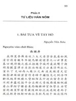Lịch sử làng Tây Hồ - phủ Tây Hồ: Phần 2