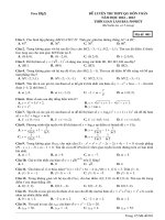 Đề luyện thi thpt môn toán  (547)