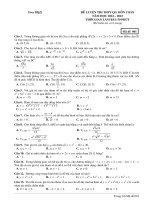 Đề luyện thi thpt môn toán  (893)