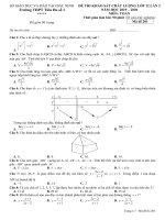Đề Thi Kscl Toán 12 Lần 2 Năm 2019 – 2020 Trường Thpt Tiên Du 1 – Bắc Ninh.pdf