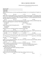 Kiểm tra 15 phút hoá 12 (2022 2023)   đề 050