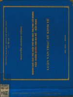 Luận văn đánh giá giá trị giải trí và giá trị sử dụng của vườn quốc gia ba bể   bắc cạn