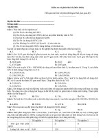 Kiểm tra 15 phút hoá 12 (2022 2023)   đề 001